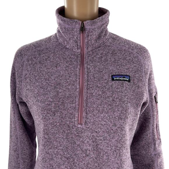 Patagonia Hazy Purple Quarter Zip Pullover Better Sweater - Picture 5 of 12